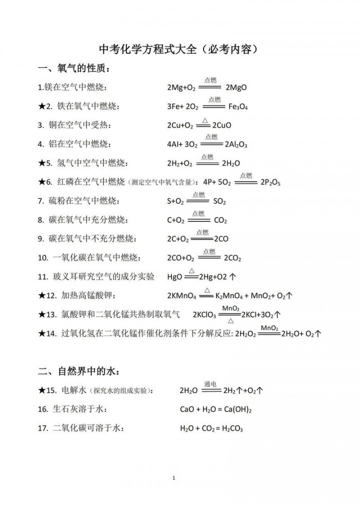 化学计算