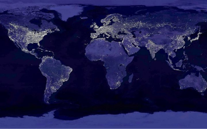 《Earth At Night夜色中的地球》 - 地球灯光图片