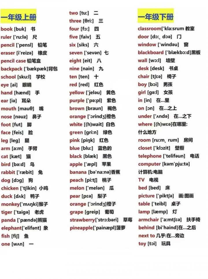 小学英语