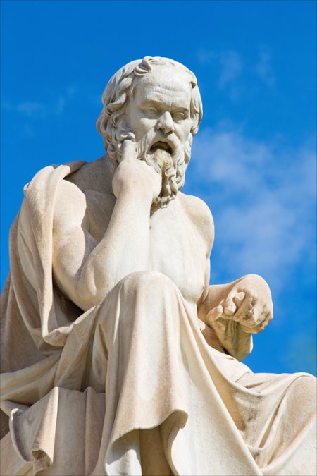 世界古代史（俞磊）非常好的历史课程视频 - 苏格拉底哲学辩论场景艺术再现