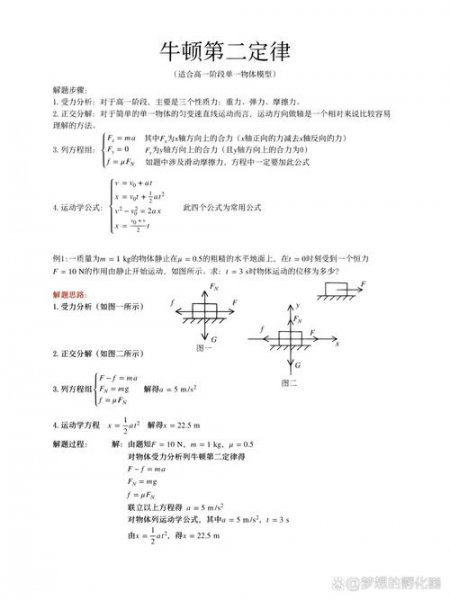 李永乐高中物理 必修一 微课 - 牛顿第二定律图示