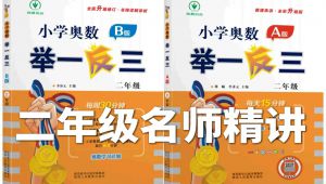 二年级 名师精讲 《举一反三小学奥数》