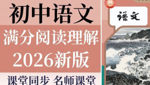 【初中语文】满分初中语文阅读理解 最新语文阅读理解知识点全讲解 （记叙文+说明文+议论文+文言文） 一个视频带你学好初中语文！