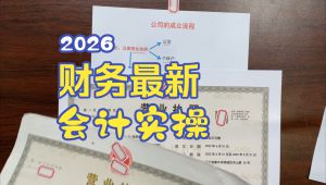 2026最新会计实操 基础会计入门