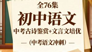 初中语文中考冲刺课