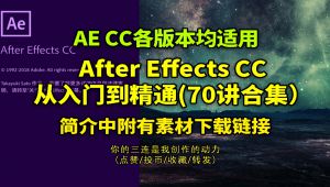 Adobe AE CC 从新手到精通全套课程视频
