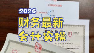 2026最新会计实操 基础会计入门做账