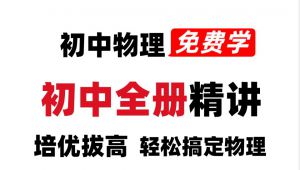 初中物理精讲课程