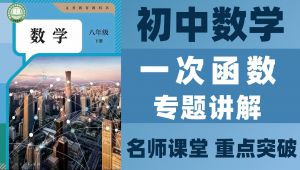 【一次函数专题讲解】初中数学全套课程 中考数学 专题