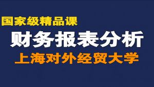 财务报表分析【全60讲】【含资料】【上海对外经贸大学】【国家级精品课】