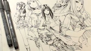 绘画跟练视频合集
