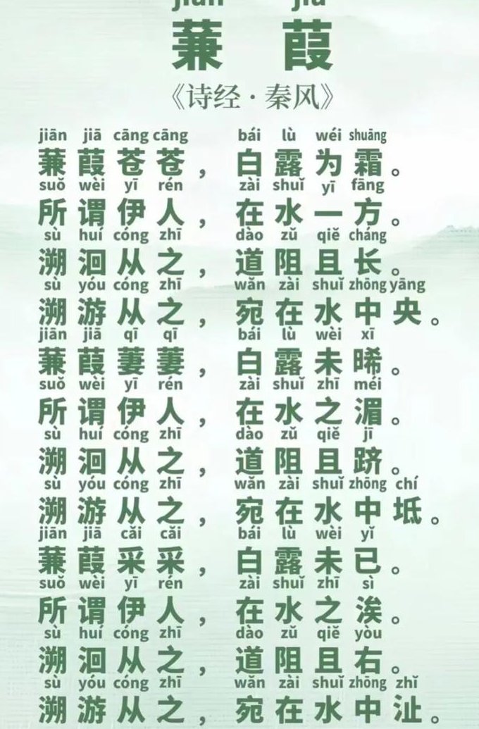 《诗经》有佳人 - 诗经